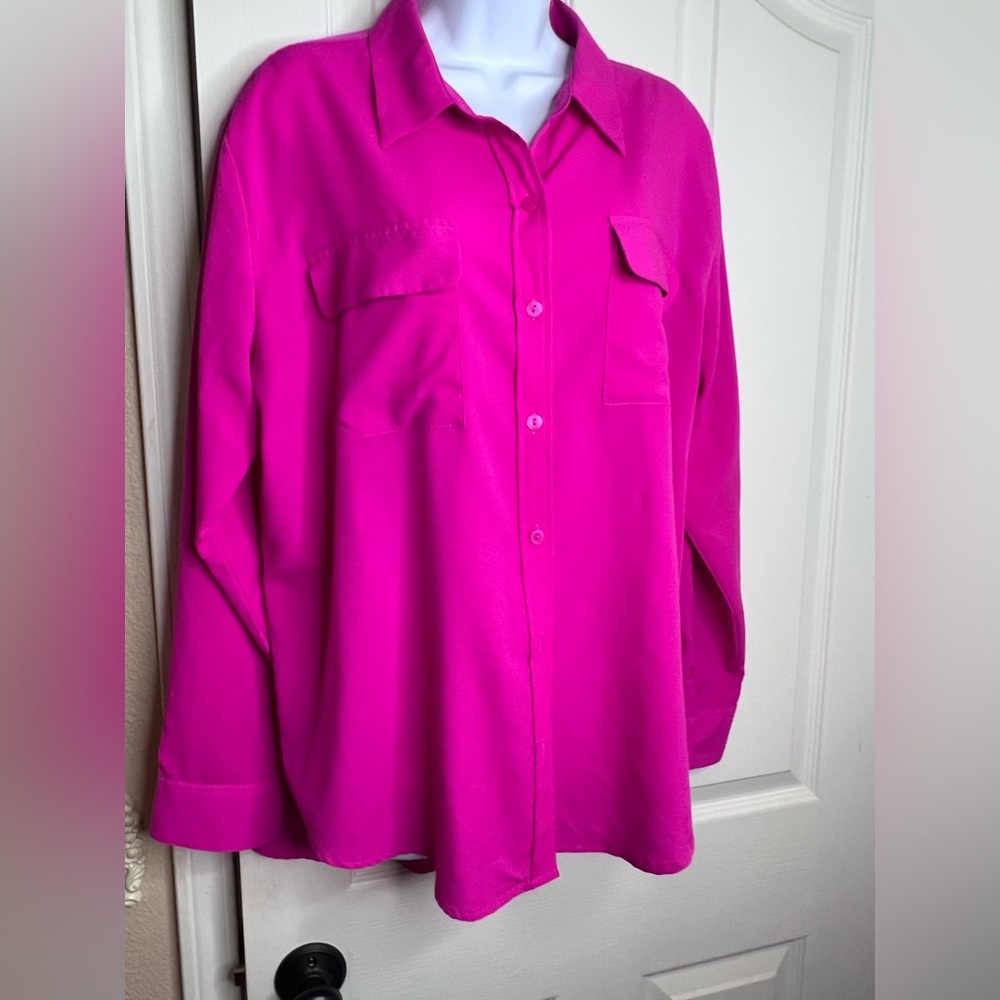 Bright Pink blouse from Apt 9 a Kohls Brand